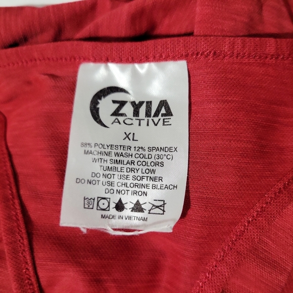 Zyia Active Raceback Side Tie Sleeveless Tank Top Sz XL - Picture 4 of 10